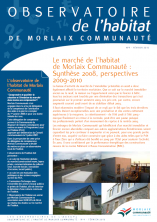 Le marché de l'habitat de Morlaix Communauté, synthèse 2008, perspectives 2009