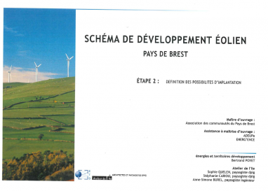 Schéma de développement éolien du pays de Brest : étape 2 - définition des possibilités d'implantation