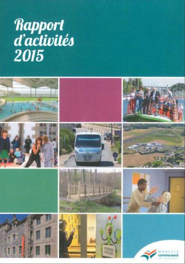 Rapport d'activités 2015 de Morlaix communauté