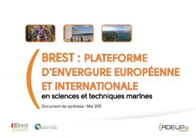 Brest : plateforme d'envergure européenne et internationale en sciences et techniques marines