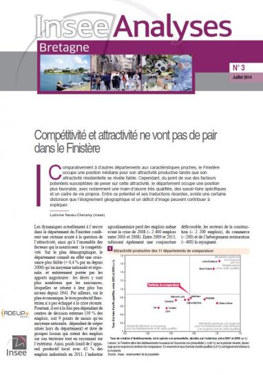 Compétitivité et attractivité ne vont pas de pair dans le Finistère (INSEE analyse N°3)